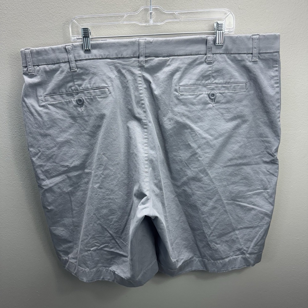 Roundtree & Yorke Casuals Men's Gray Flat Front Shorts Size 44 - Picture 3 of 8